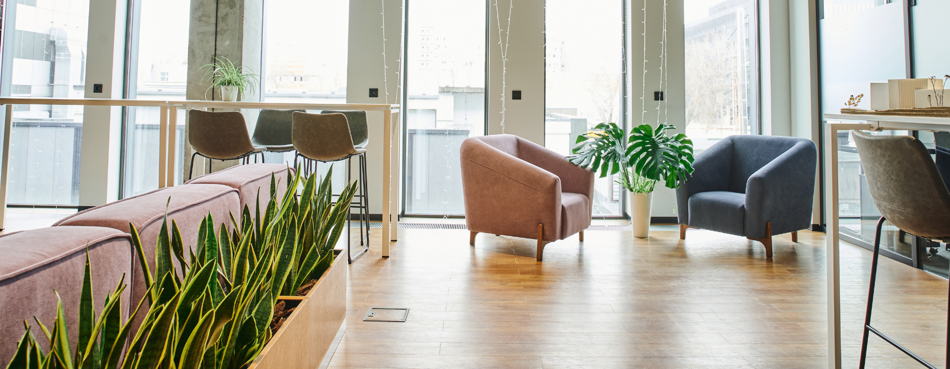 Contemporary open concept office