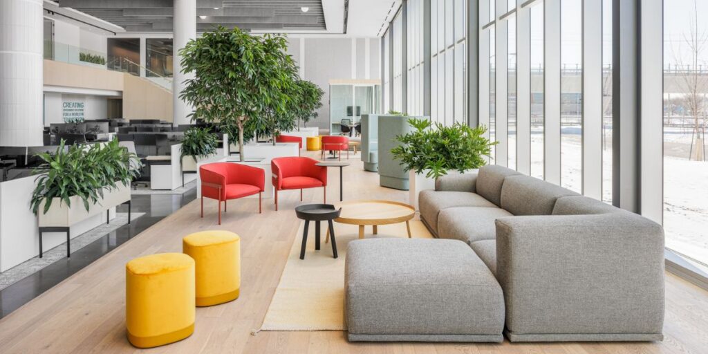 Optimize Your Existing Office Footprint Before You Expand Your Lease 3 Adaptable spaces can include work pods to create pockets of privacy